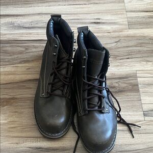 Men's Black Leather Boots